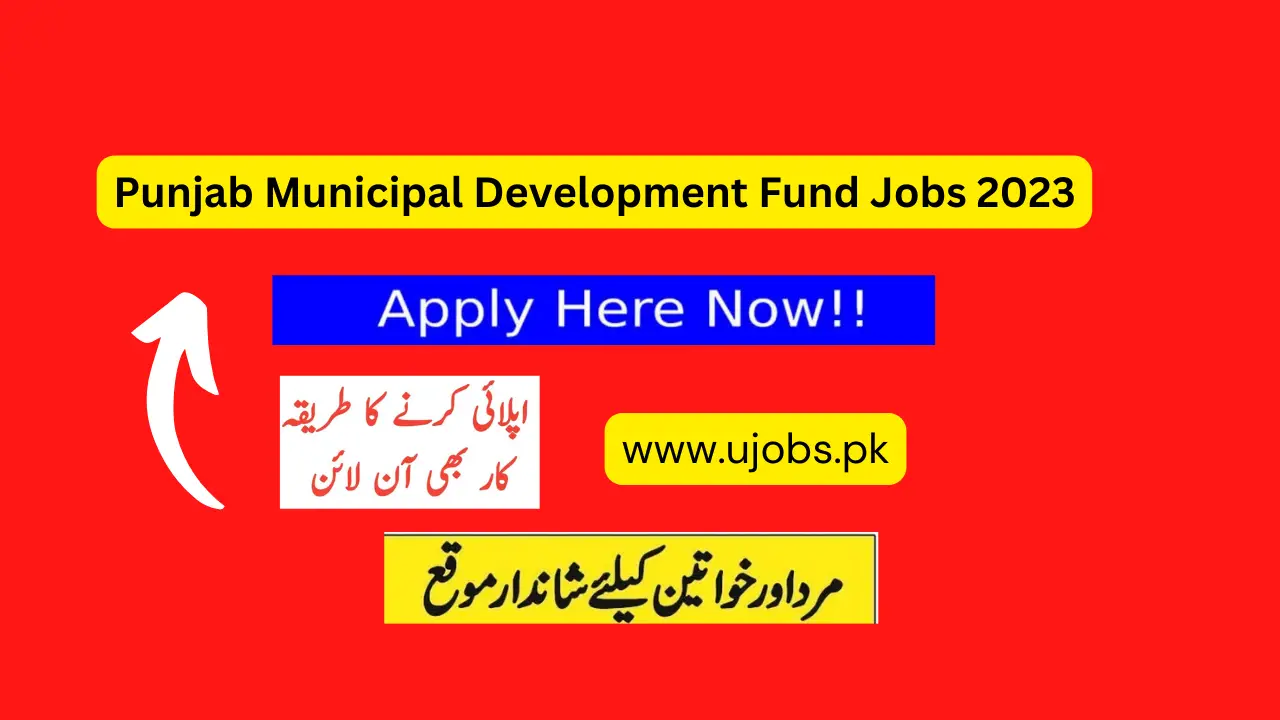 Punjab Municipal Development Fund Jobs 2023 – PMDFC